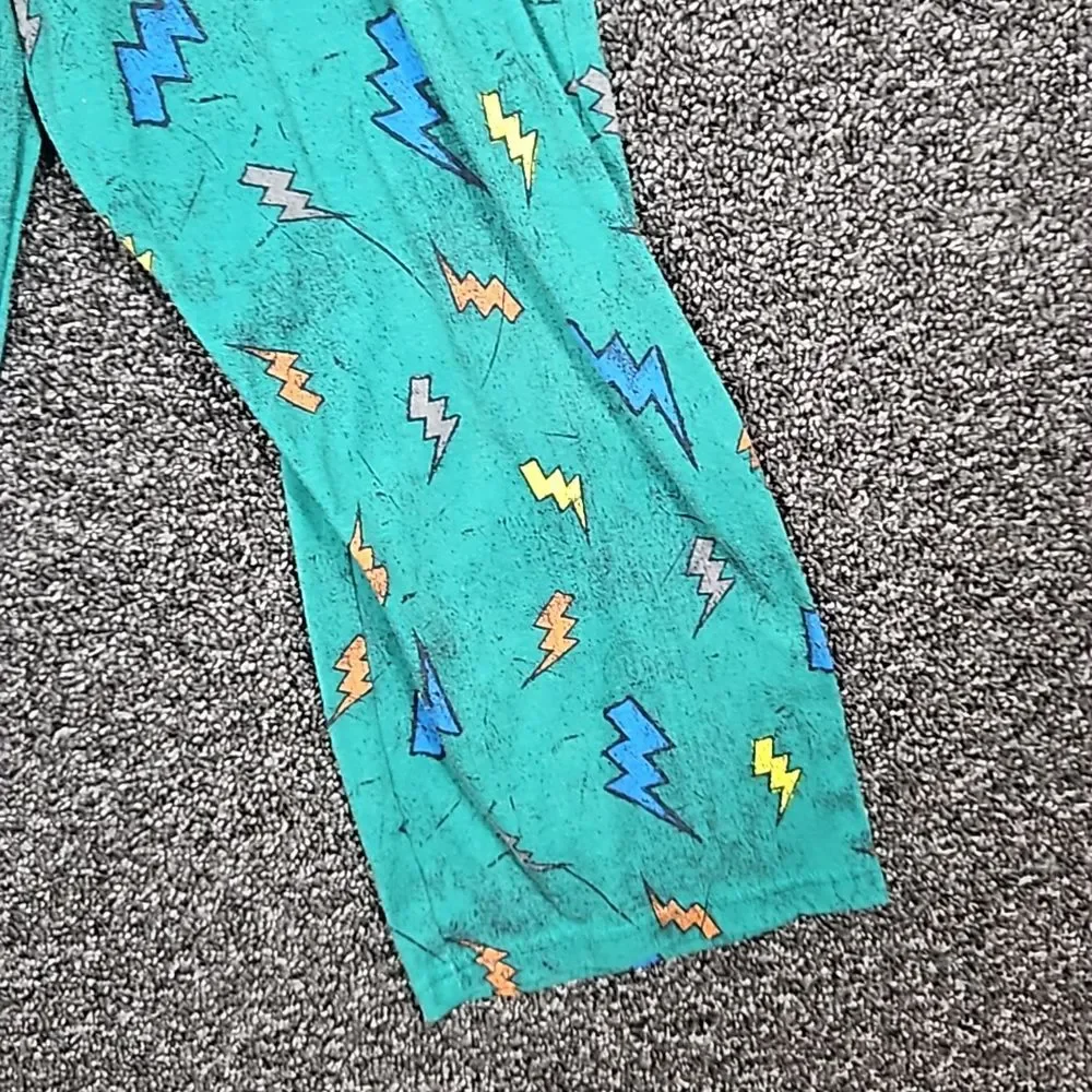 Circo Boys 8-10 Green with Lightning Bolt Pajama Bottoms